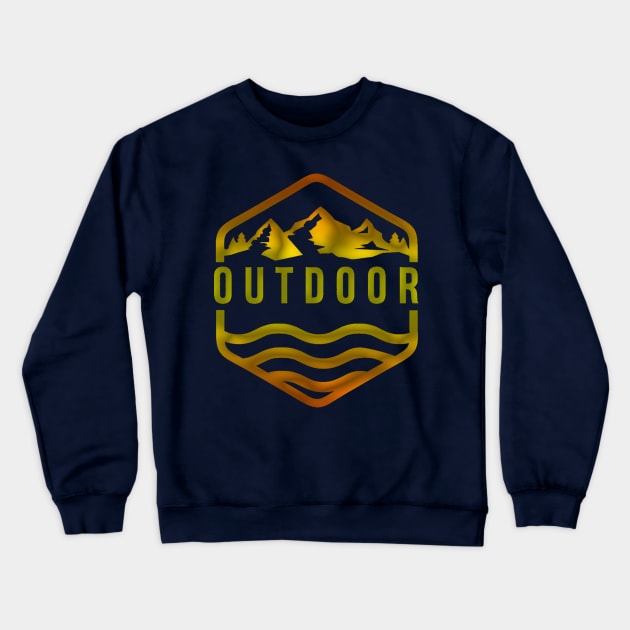 outdoor Crewneck Sweatshirt by inidurenku official